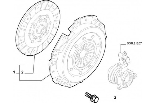 55191330 kit frizione fiat - 55191330,