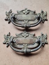 2 x vecchie maniglie per