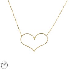 Collana in oro giallo 18 Kt 750 cuore -269/VV-