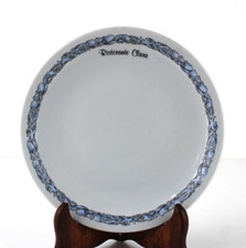Piatto Ristorante CLARA in porcellana bianca del Buon Ricordo da collezione