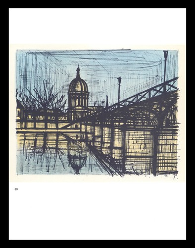 1967 bernard buffet - bernard, litografia