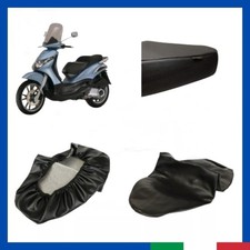 Coprisella Sella per Scooter PIAGGIO BEVERLY Tutti Ecopelle Nero Impermiabile