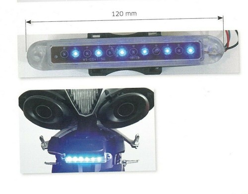 Luce targa moto - scooter, custom