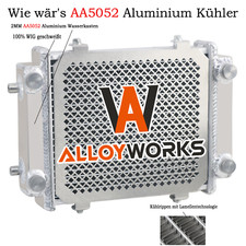 Per VW GOLF R MK7/AUDI A3 S3 8V 2.0 TFSI TSI 2 file radiatore alluminio