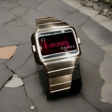 OMEGA TIME COMPUTER LED VINTAGE OMEGA 1601 TC2 