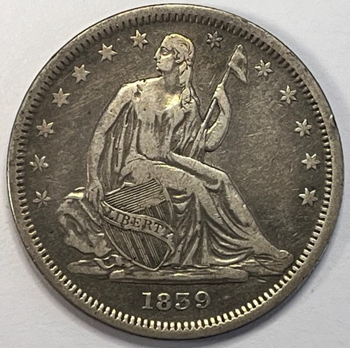 Mezzo dollaro liberty 1839 - mezzo,
