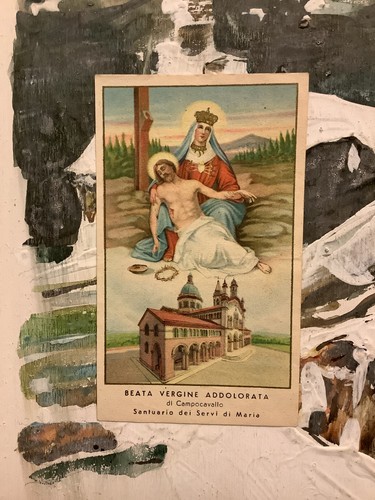 Santino beata vergine - santino,