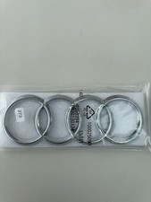 Distintivo emblema griglia anteriore Audi Chrone A1 A3 A4 A5 273mm NUOVO SIGILLATO