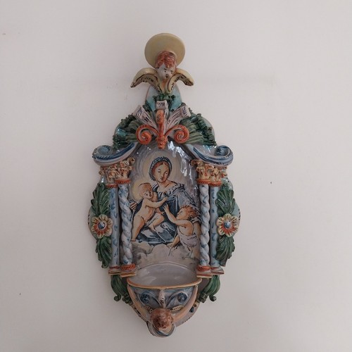 Acquasantiera ceramica - acquasantiera,
