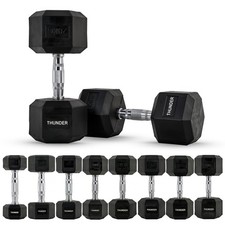 Manubri esagonali 2,5-20 kg Ø 35 mm manubri corti manubri esagonali manubri compatti THUNDER® 