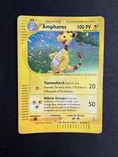 Pokemon Ampharos H1/H32 Aquapolis Rara Holo Unlimited Wizards ITA Carte Vintage