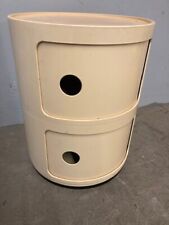 Comodino Kartell anni 70 design Anna castelli . Due moduli H cm 40 diametro