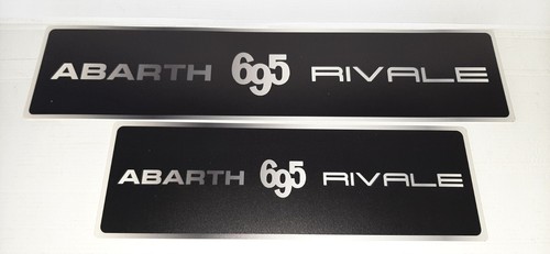 Targa adesiva abarth - abarth, 695