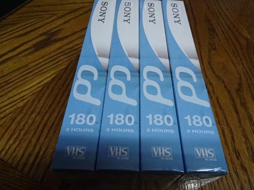 Videocassette vhs sony - videocassette, 180