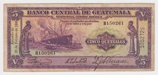 Guatemala 5 Quetzales 1936