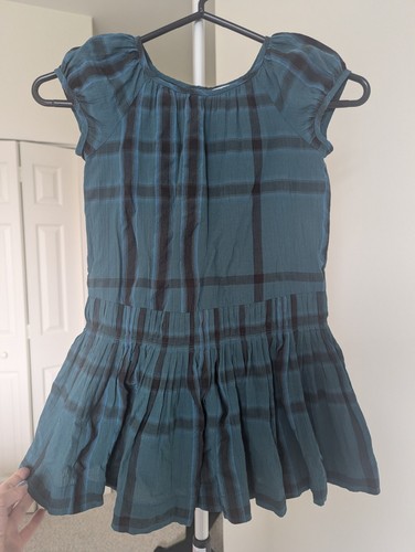 Girl burberry dress green - burberry,