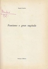 Fascismo gran capitale di - fascismo,