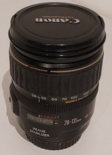 Canon EF 28-135mm Macro IS Image Stabilizer obiettivo zoom full frame con copriobiettivo