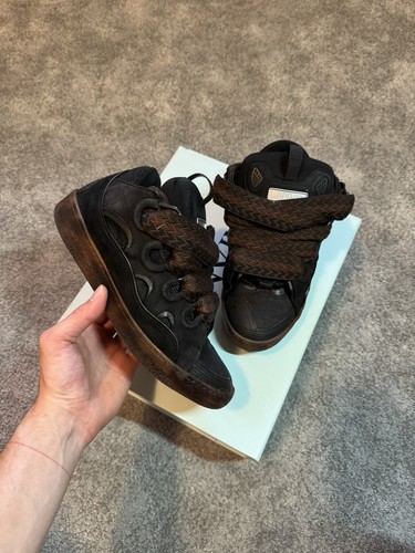 Lanvin curb dark brown all - curb,
