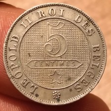 Moneta 5 Centimes 1900, Belgio