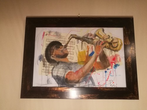Quadro olio cartoncino - quadro, su