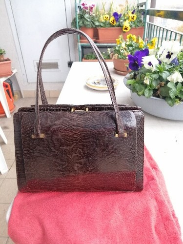 Borsa lucertola vero - di,