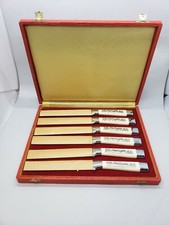 Rare Vintage Othello Solingen Rostfrei Knife Set 6 in Case  