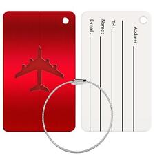 Etichette Bagagli Nome Metallo