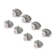 KIT8 CUSCINETTI RICAMBIO BOX DOCCIA CABINA PORTA ANTA SCORREVOLE RUOTE ROTELLINE