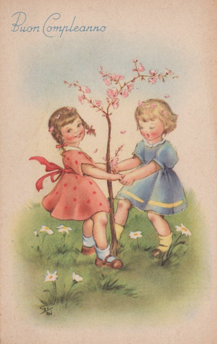 Cartolina augurale buon - augurale,
