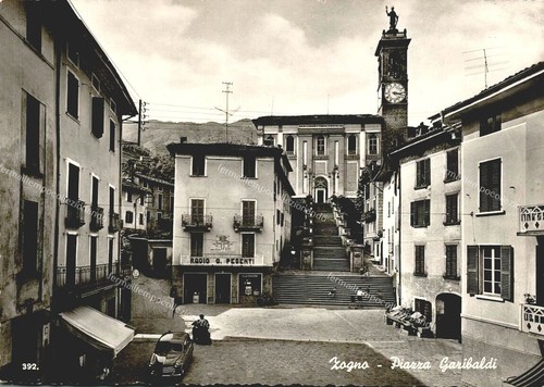 Ef604 cartolina zogno piazza - cartolina,