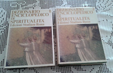 DIZIONARIO ENCICLOPEDICO DI SPIRITUALITA' opera completa in 2 volumi Ed. Studium