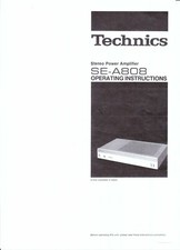 Technics manuale di istruzioni