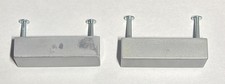 2x IKEA Cassettiera Aperta Maniglia Abito Argento con 4 Viti Parte # 111417