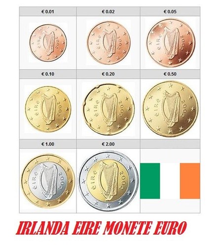 Irlanda monete euro a - ,