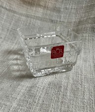 RCR Cristalleria Italiana Vintage Mid Century Cut Crystal Dish Pristine