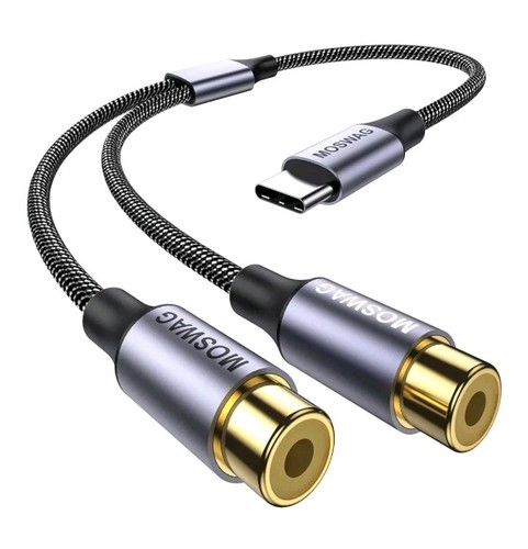 Cavo audio usb chinch - usb-c, a
