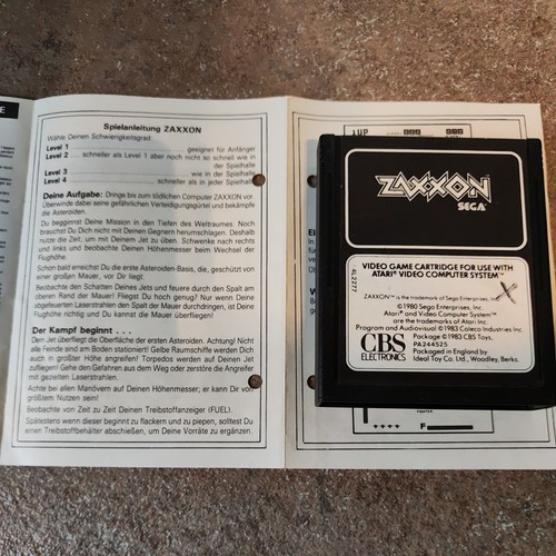 Atari 2600 zaxxon - 2600, sega