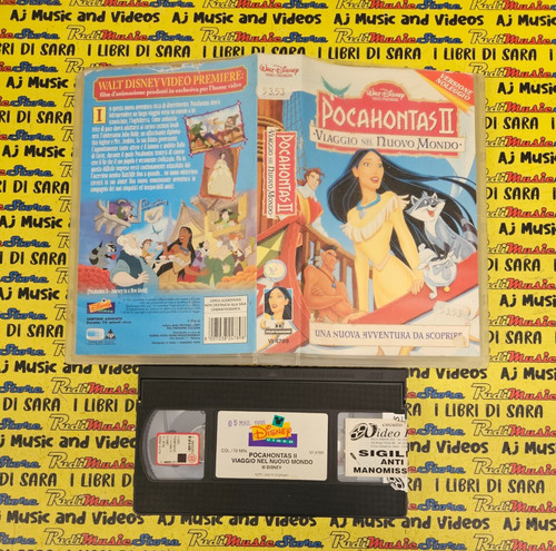 Vhs film pocahontas viaggio - vhs,
