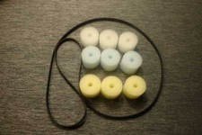 NEW SPRING SPONGE THORENS TD 125 TD 145 TD 166 TD 160 TD 126 + 1 BELT ITALY