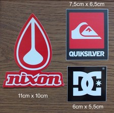 3 adesivi sticker Nixon