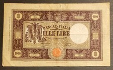 1000 LIRE LARGE "M" (BEAM)