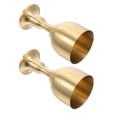  2 pezzi Calice Calice Oro