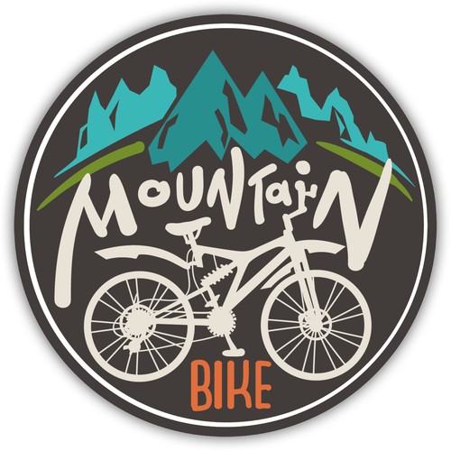 Adesivo mountain bike bici - bike",