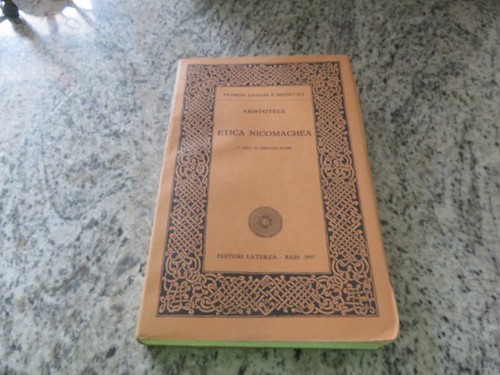 Etica nicomachea aristotele - -,