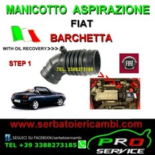 Tubo manicotto aspirazione filtro aria Fiat barchetta codice 7786437