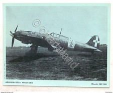Aeronautica Militare Italiana - Fotografia velivolo Macchi MC 202 - anni '70