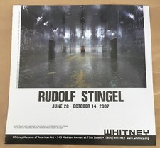 Rudolf Stingel at Whitney galleria mostra stampa pubblicità 2007 rivista vintage arte