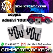 Coppia Adesivi YOU! Citroen