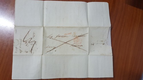 Prefilatelica 1842 trieste - da,